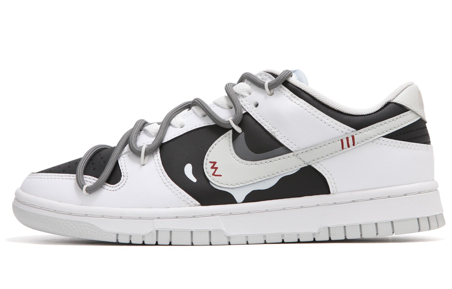 

Кроссовки для скейтбординга Dunk женские с низким верхом белые/серые Nike, Белый, Кроссовки для скейтбординга Dunk женские с низким верхом белые/серые Nike