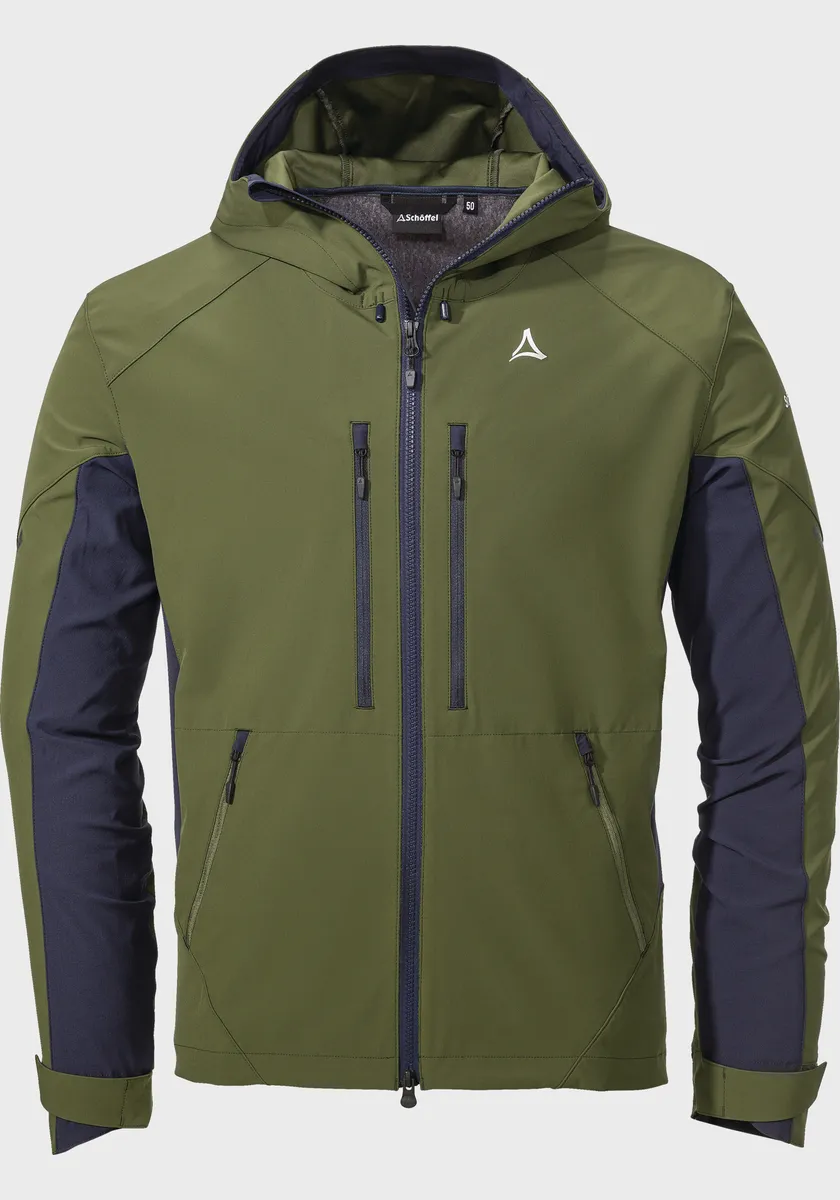 

Куртка Schöffel для улицы "Softshell Jacket Matrei M", с капюшоном, зеленый