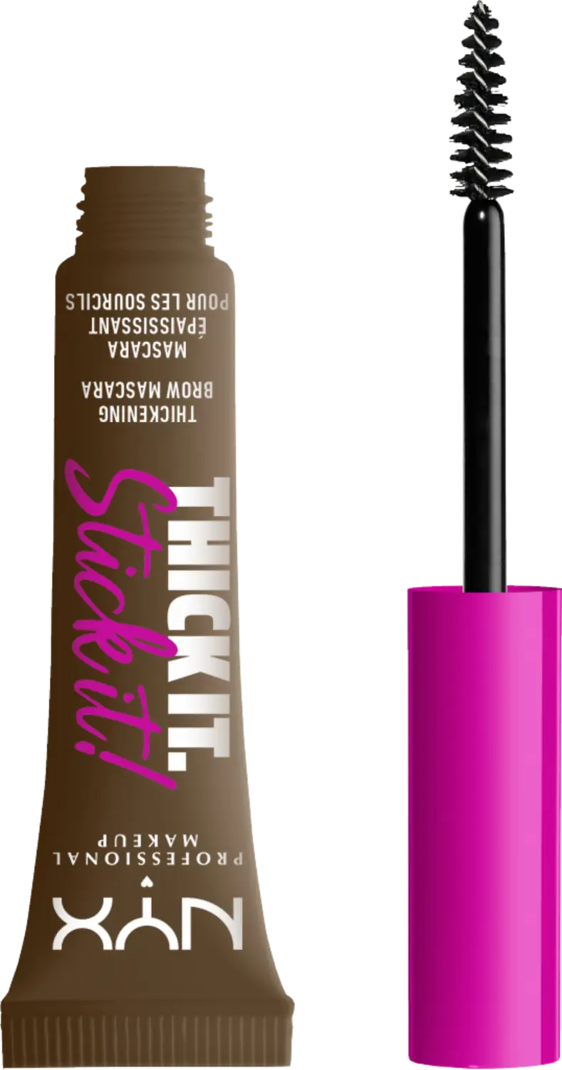 Гель для бровей NYX Professional MakeUp Thick it. Stick it! Brow Mascara 06 Brunette — фото 2
