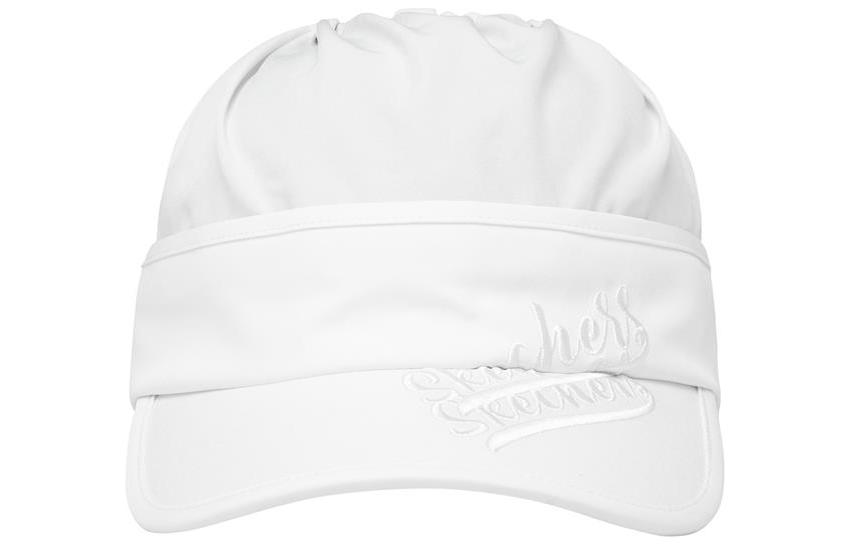 

Skechers Унисекс белая шапка от солнца из полиэстера и эластана, White