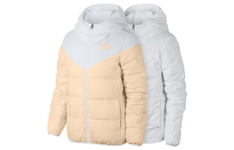 

Пуховик женский бежевый Nike