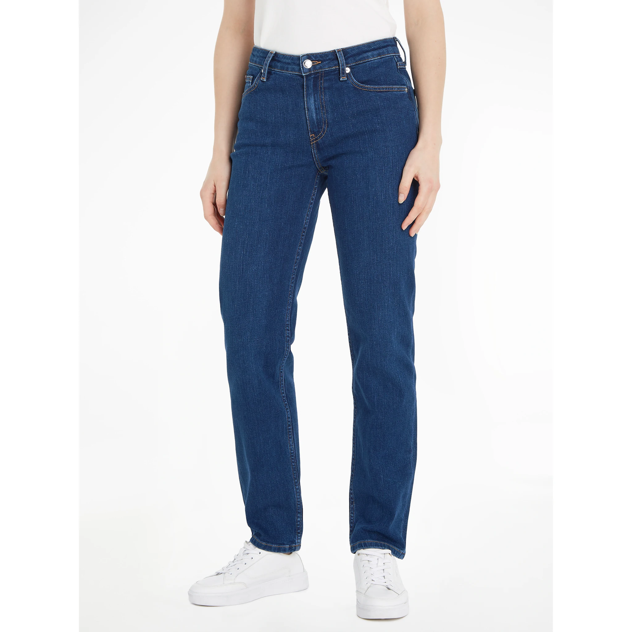 

Голубые прямые джинсы Tommy Hilfiger, синий