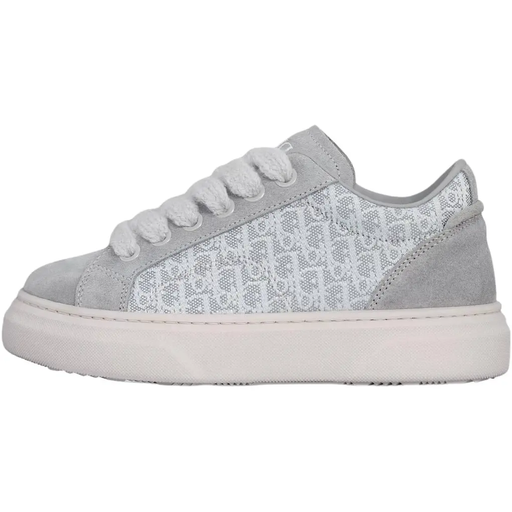 

DIOR B33 Spin Leather Low top детские скейтборд кроссовки Gray