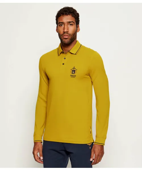 

Футболка поло Slim fit Aeronautica Militare, желтый