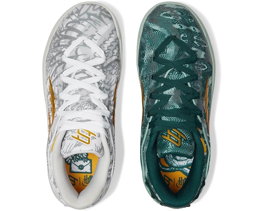 Кроссовки PUMA Stewie Harry Potter Basketball Shoes, цвет White/Green Terrain — фото 2
