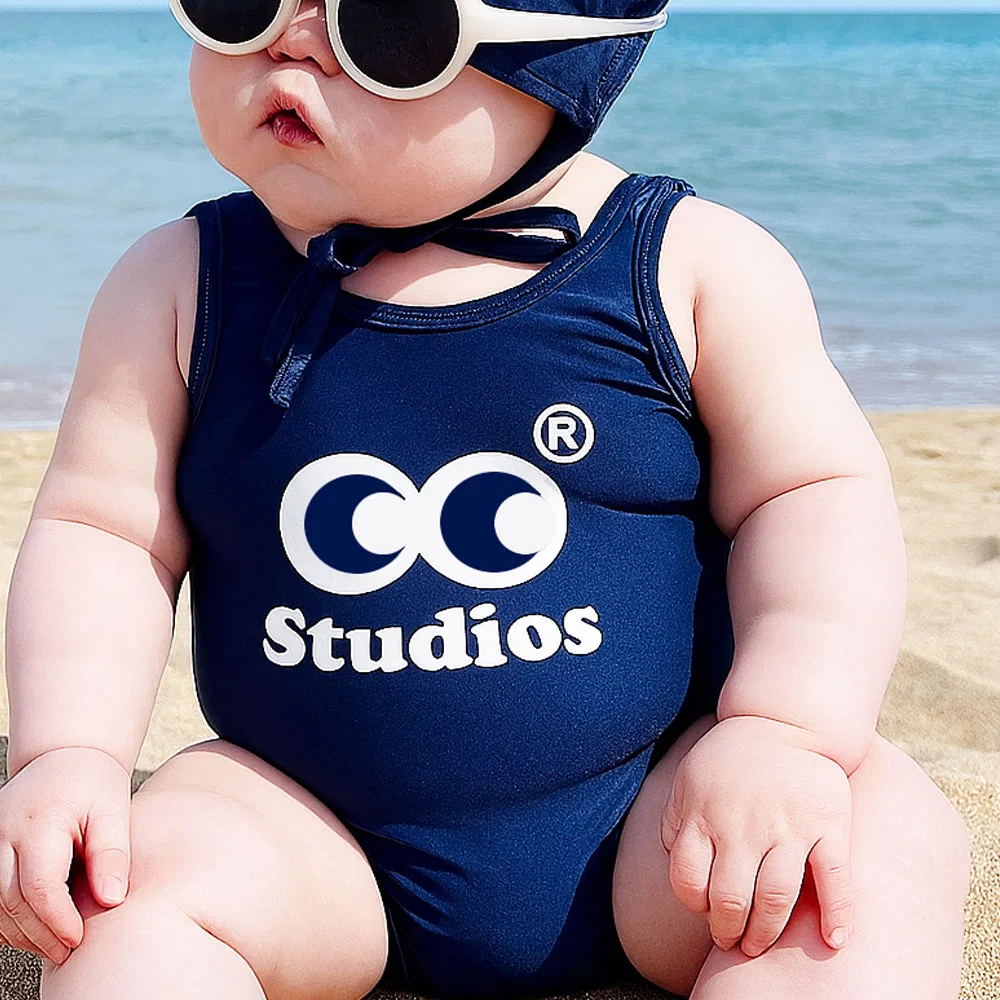 Детский купальник с шапочкой «Летняя ночь» от Luuklook.Studios