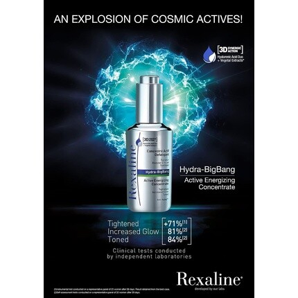 Сыворотка Rexaline — Hydra-Bigbang Active Energizing Concentrate Антивозрастная с гиалуроновой кислотой, 30 мл — фото 2