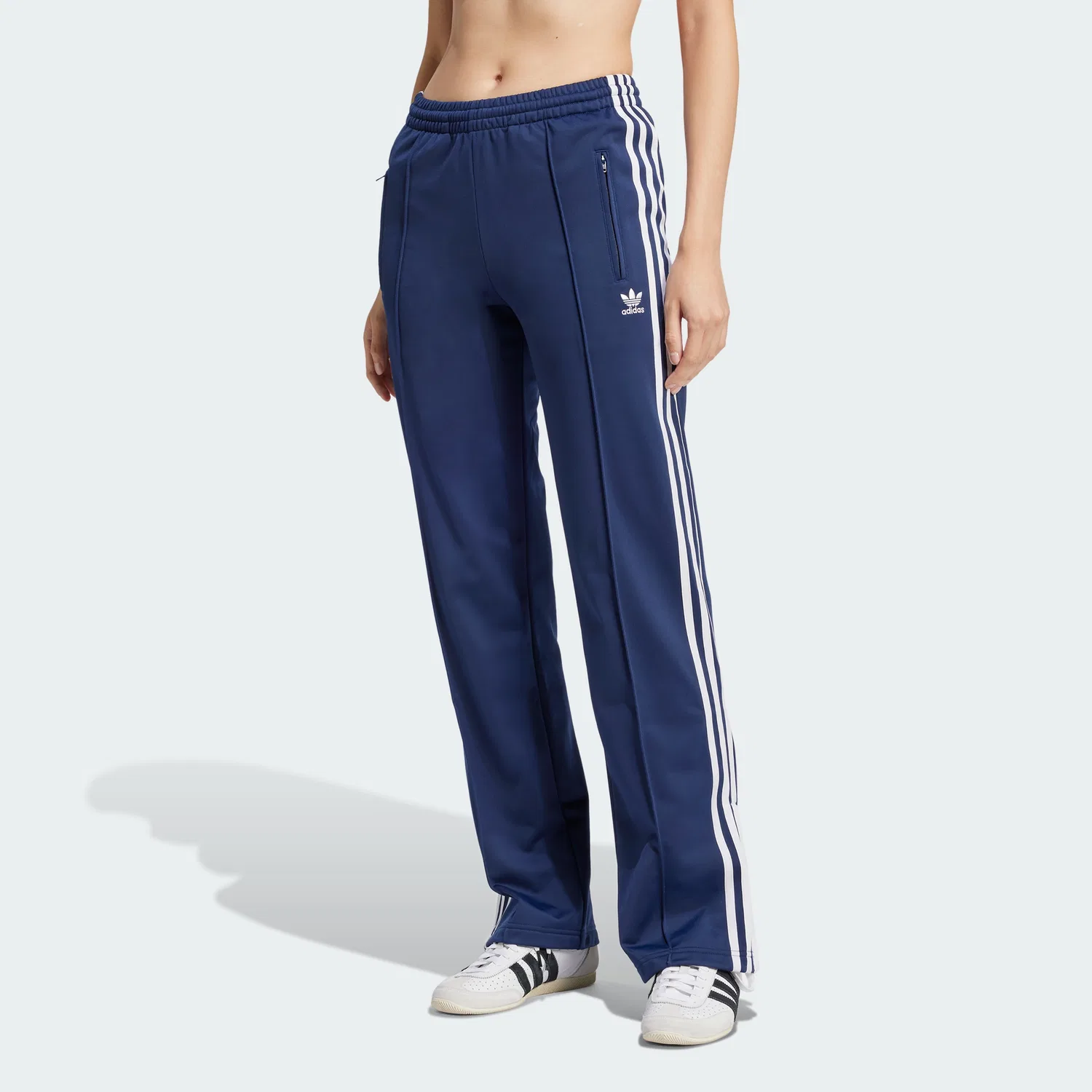 Женские классические спортивные брюки Firebird тёмно-синие от Adidas