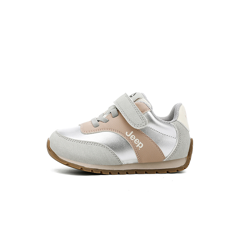 

Детские повседневные противоскользящие износостойкие кеды Explorer 2.0 Jeep, Star Diamond серебряный/белый коричневый