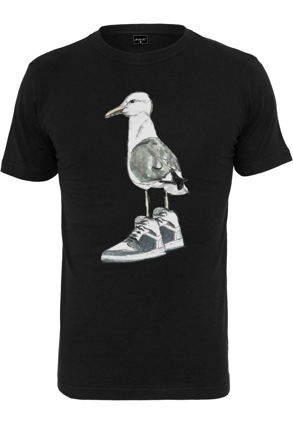 

Принт на футболке SEAGULL SNEAKERS TEE Mister Tee, черный