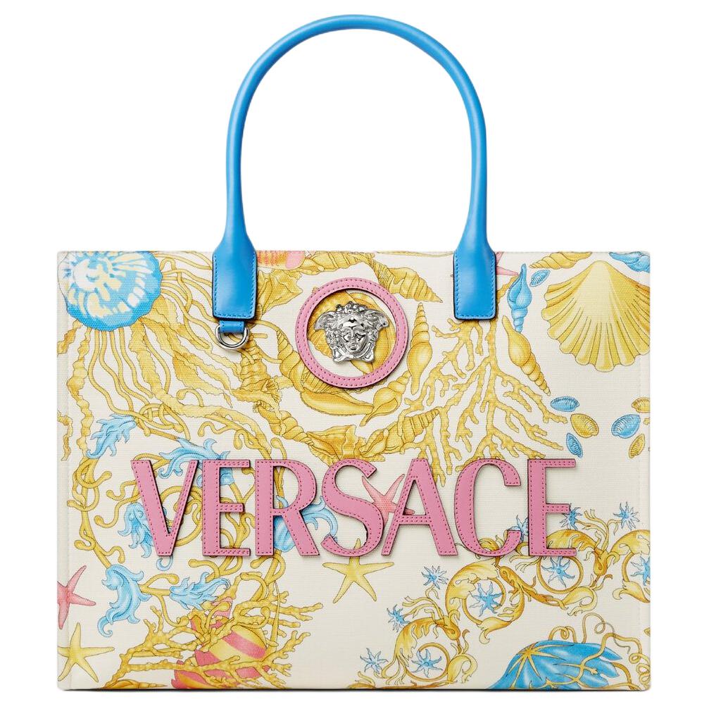 

VERSACE Хлопковая сумка-шоппер
