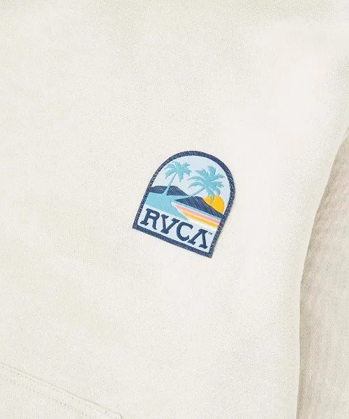 Детская толстовка RVCA Kids SUNNY DAYS HOODIE [модель осень/зима 2024] / Детская толстовка с капюшоном и принтом на спине RVCA Kids — фото 3