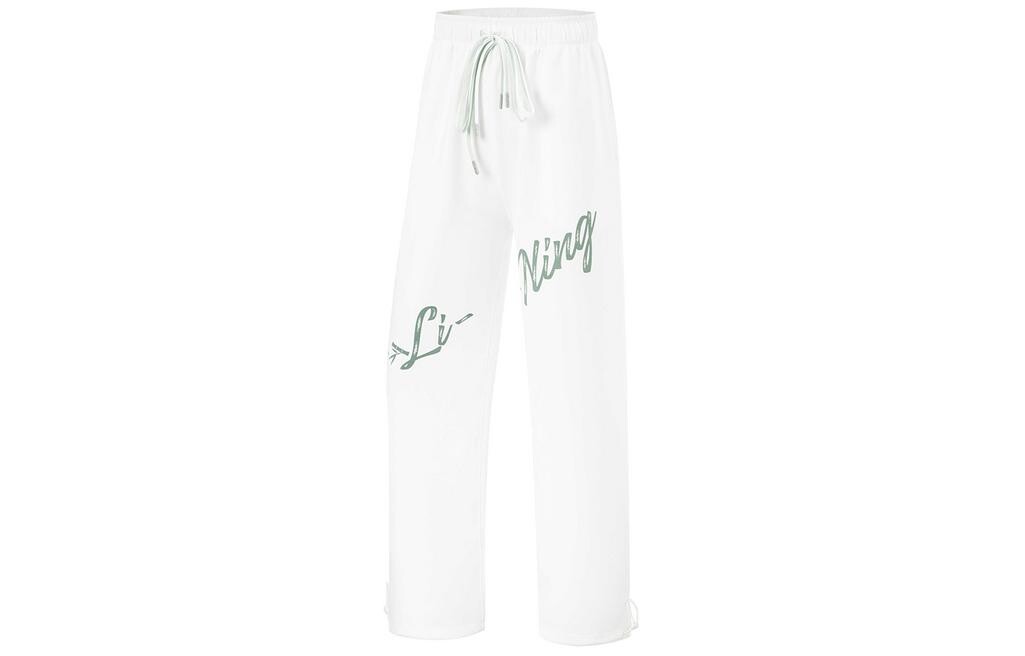 

Трикотажные спортивные штаны Fitness Series женские белые Lining