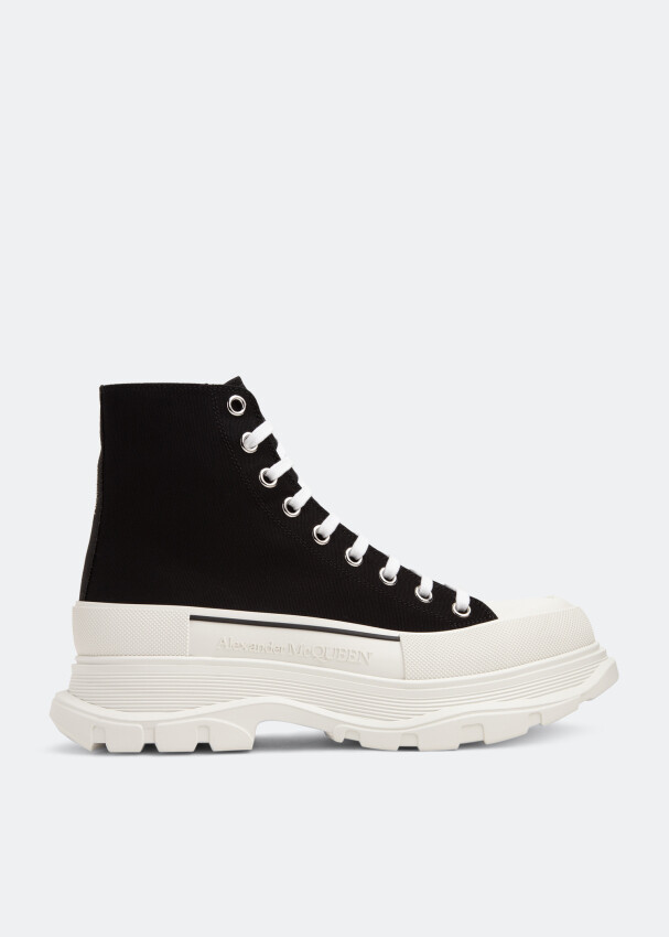 

Ботинки Alexander Mcqueen Tread Canvas, черный