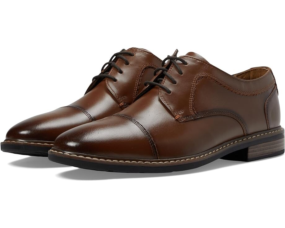 

Оксфорды Nunn Bush Hayden Cap Toe, цвет Cognac