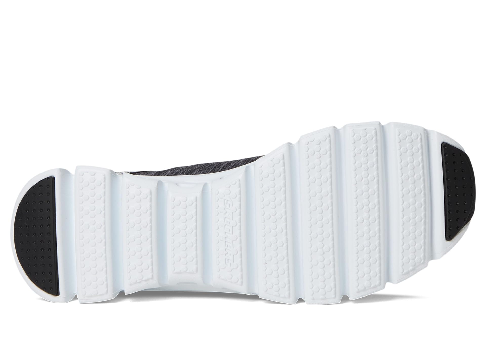 Кроссовки SKECHERS Glide Step Peak Hands Free Slip-Ins, Black White — фото 3