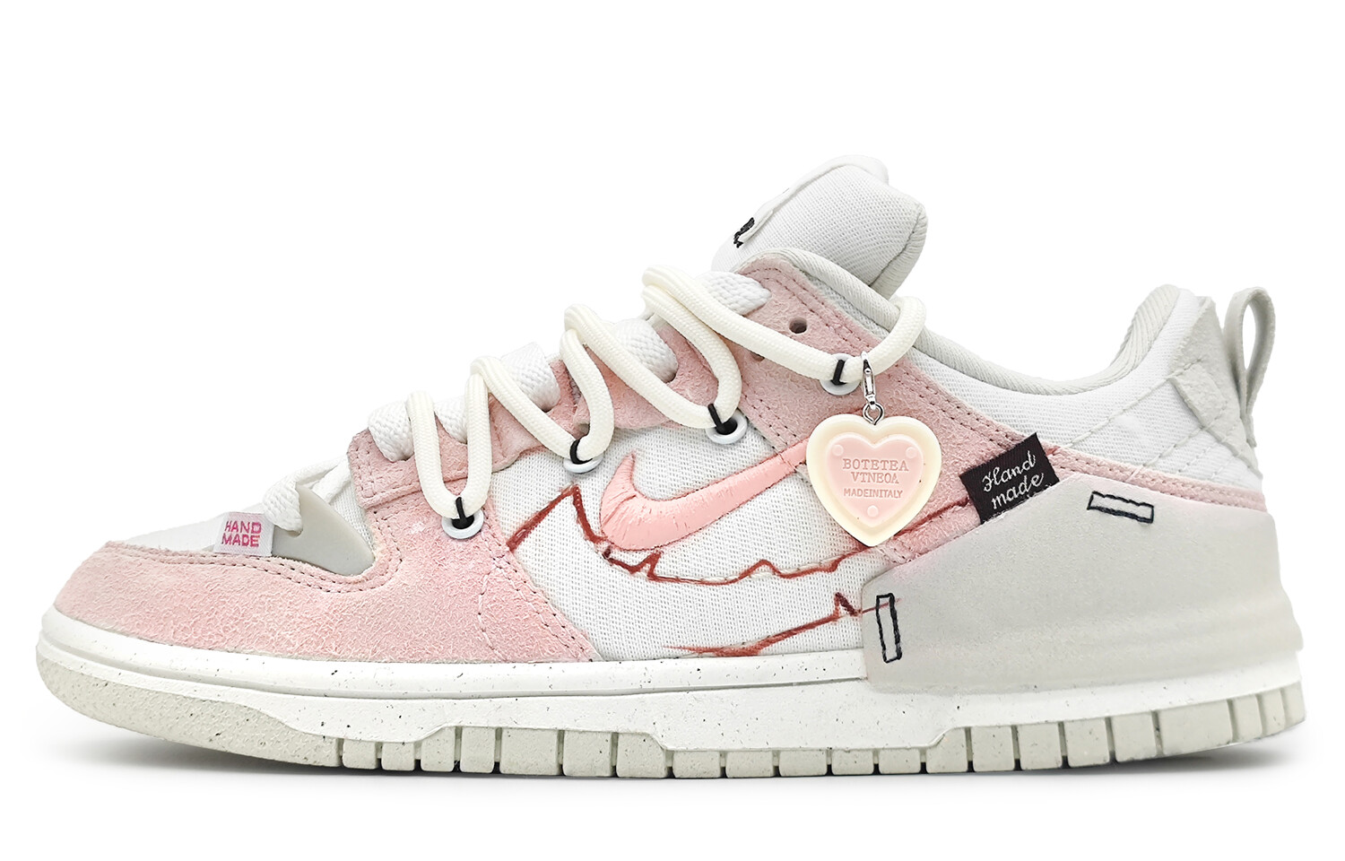 

Кроссовки Nike Dunk Skateboard Shoes Women's Low-Top Pink/White, Розовый, Кроссовки Nike Dunk Skateboard Shoes Women's Low-Top Pink/White