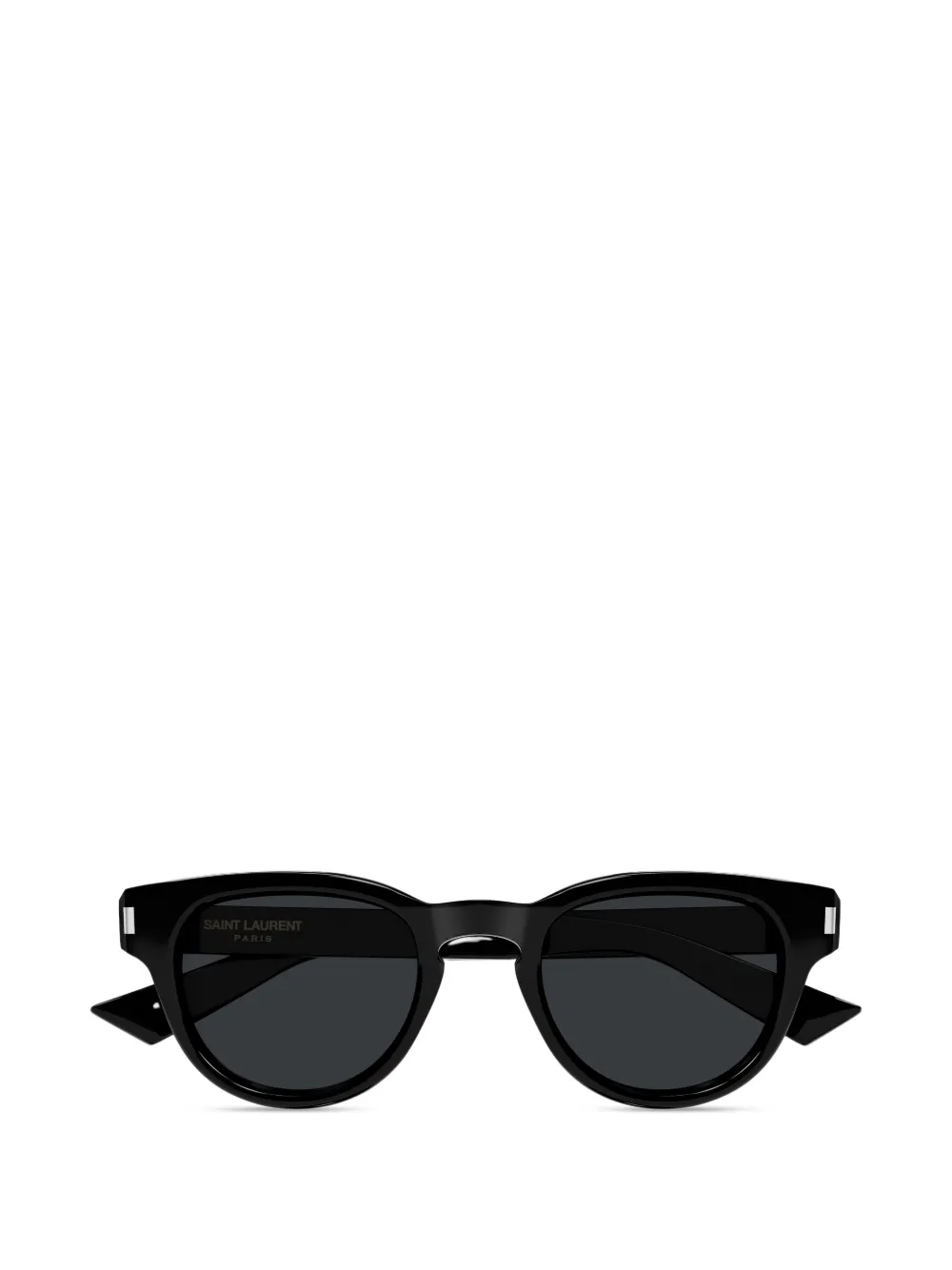 

Солнцезащитные очки круглой формы Saint Laurent, черный