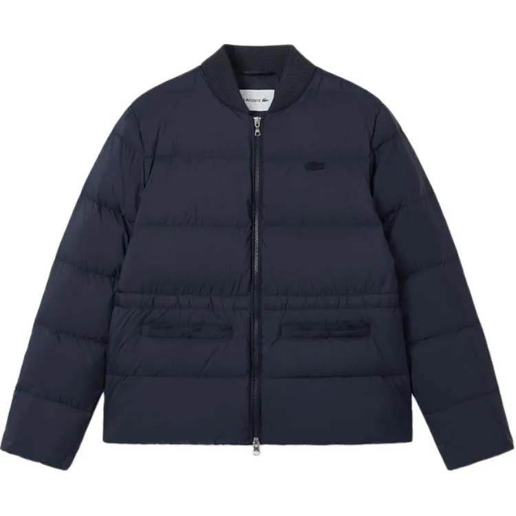 Пуховая куртка LACOSTE FW25, женская, темно-синяя