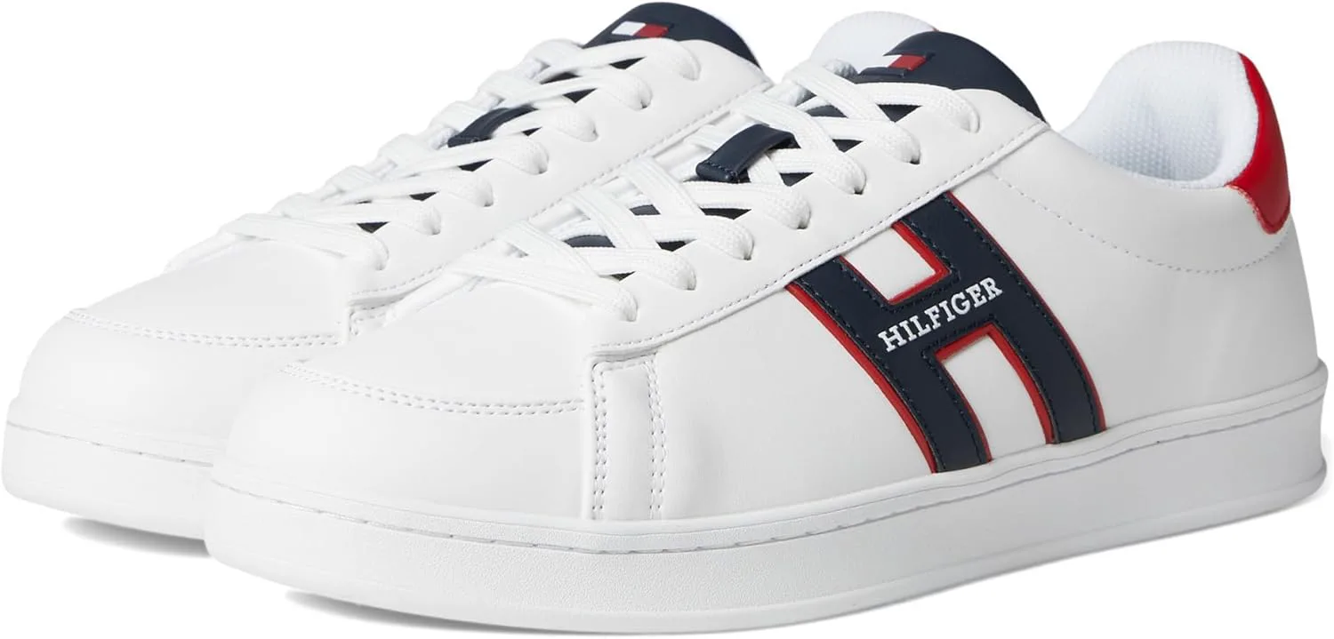 Кроссовки Tommy Hilfiger Mens Jolix, белый/темно-синий/красный — фото 2