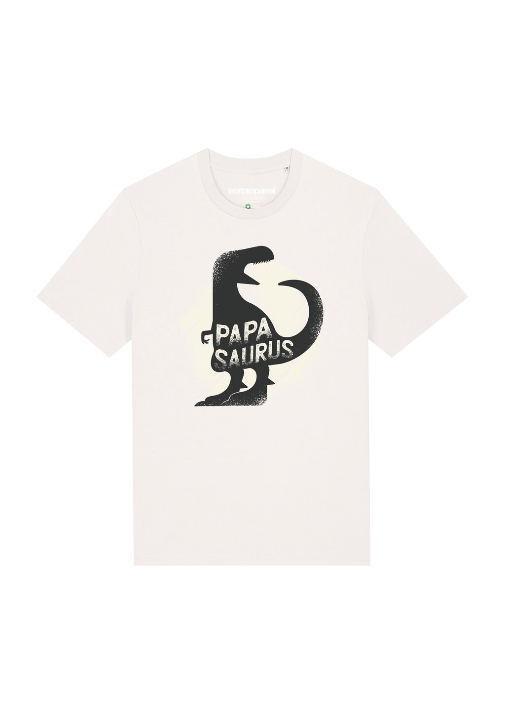 

Футболка с принтом PAPASAURUS watapparel, белый