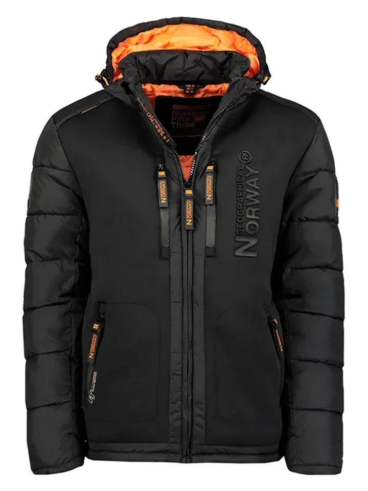 Переходная куртка с утеплителем, Geographical Norway, черный