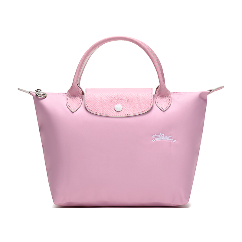 

LONGCHAMP Сумка-труба Le Pliage Club Fabric With Canvas Bag, сумка-мешок для пельменей, женская, розовая