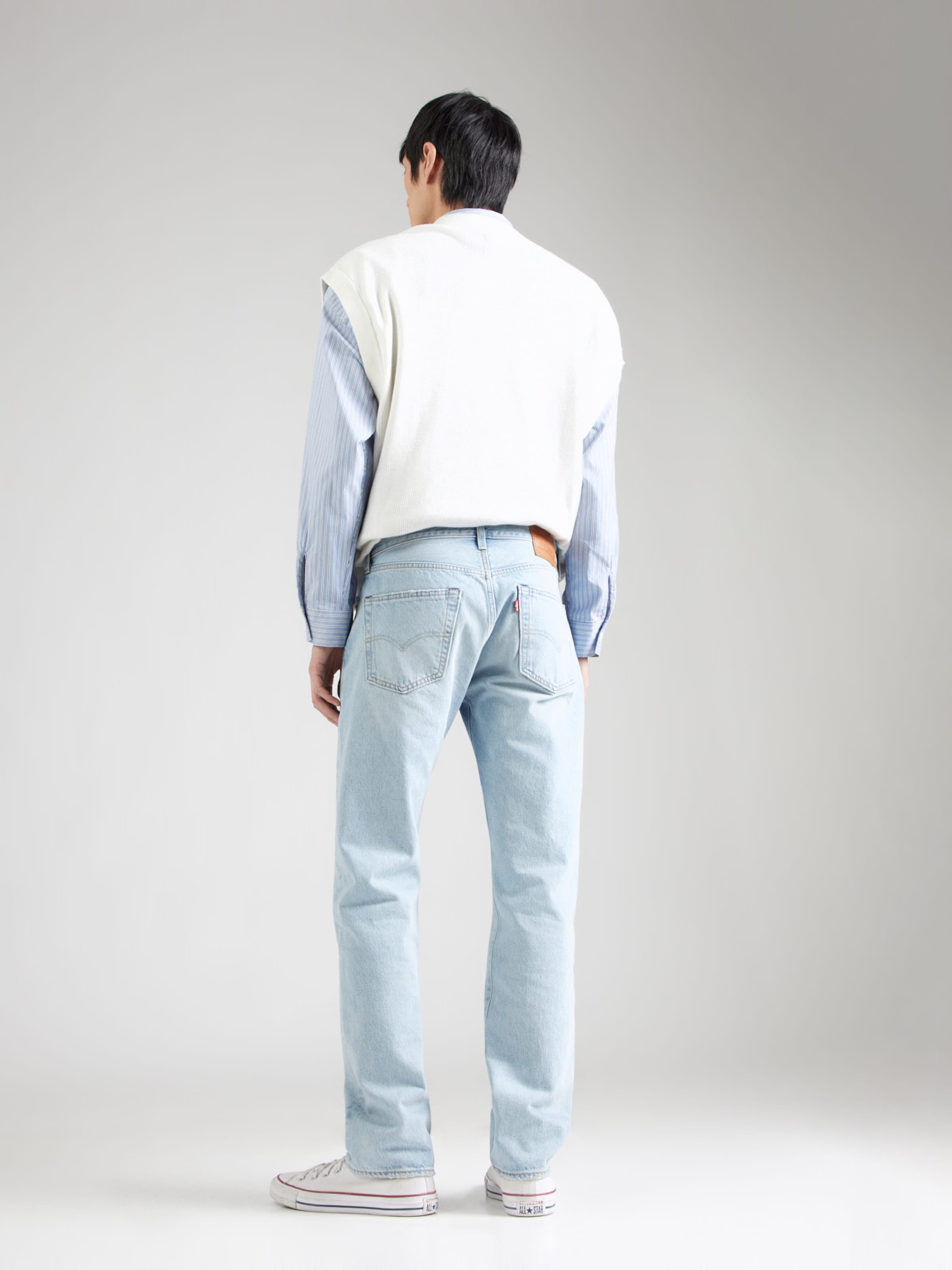 LEVI'S  Джинсы Regular '501 Original Jeans' в светло-голубом цвете — фото 4