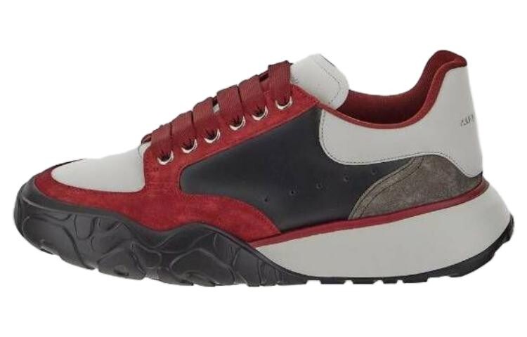 

Кроссовки Alexander McQueen Colour-block Leather, черный / красный