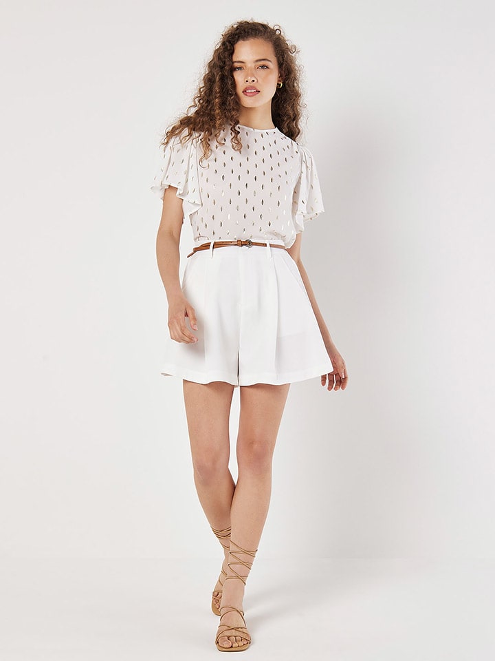 

Apricot Блузка бело-золотого цвета