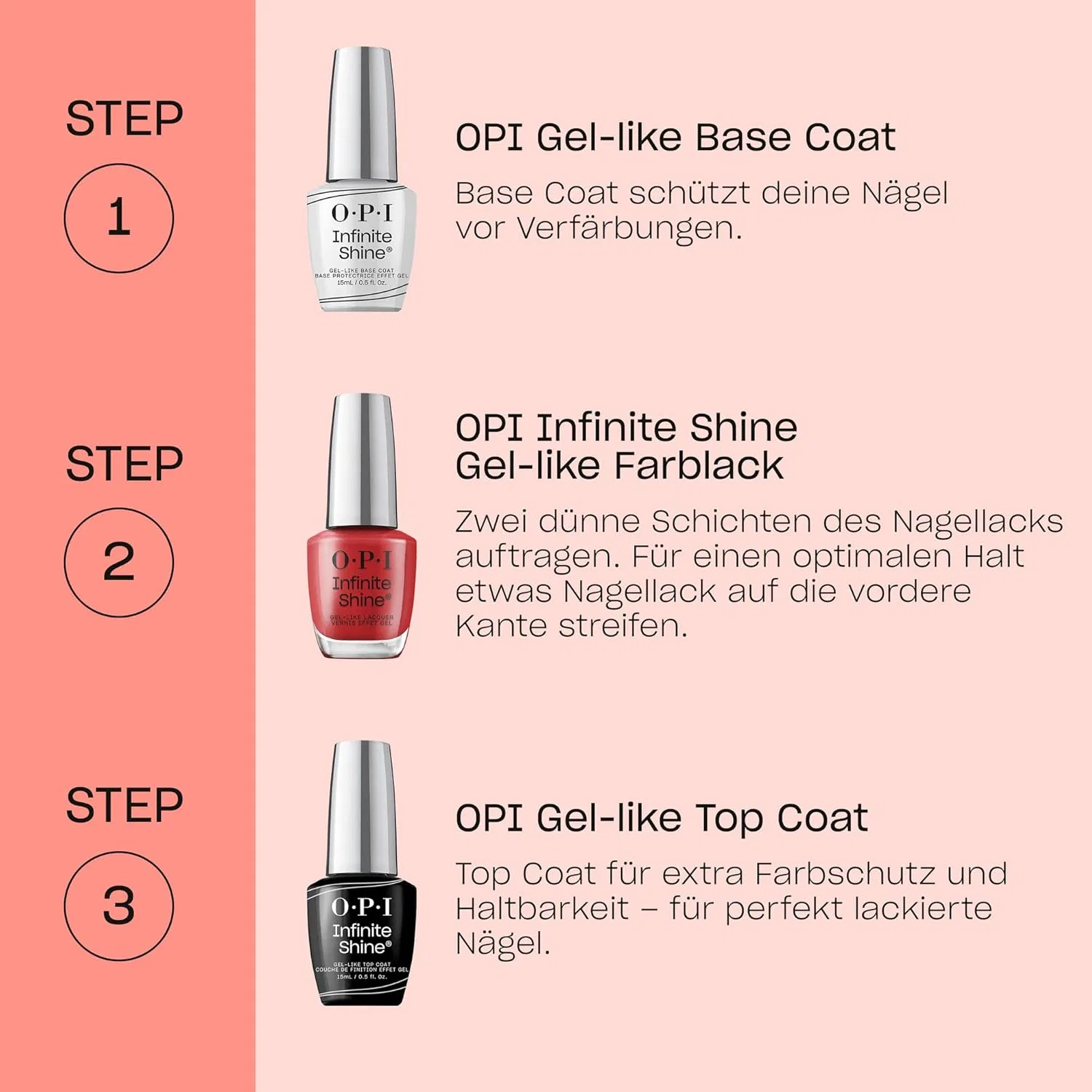 Верхнее и базовое покрытие для ногтей Infinite Shine от OPI Opi — фото 4