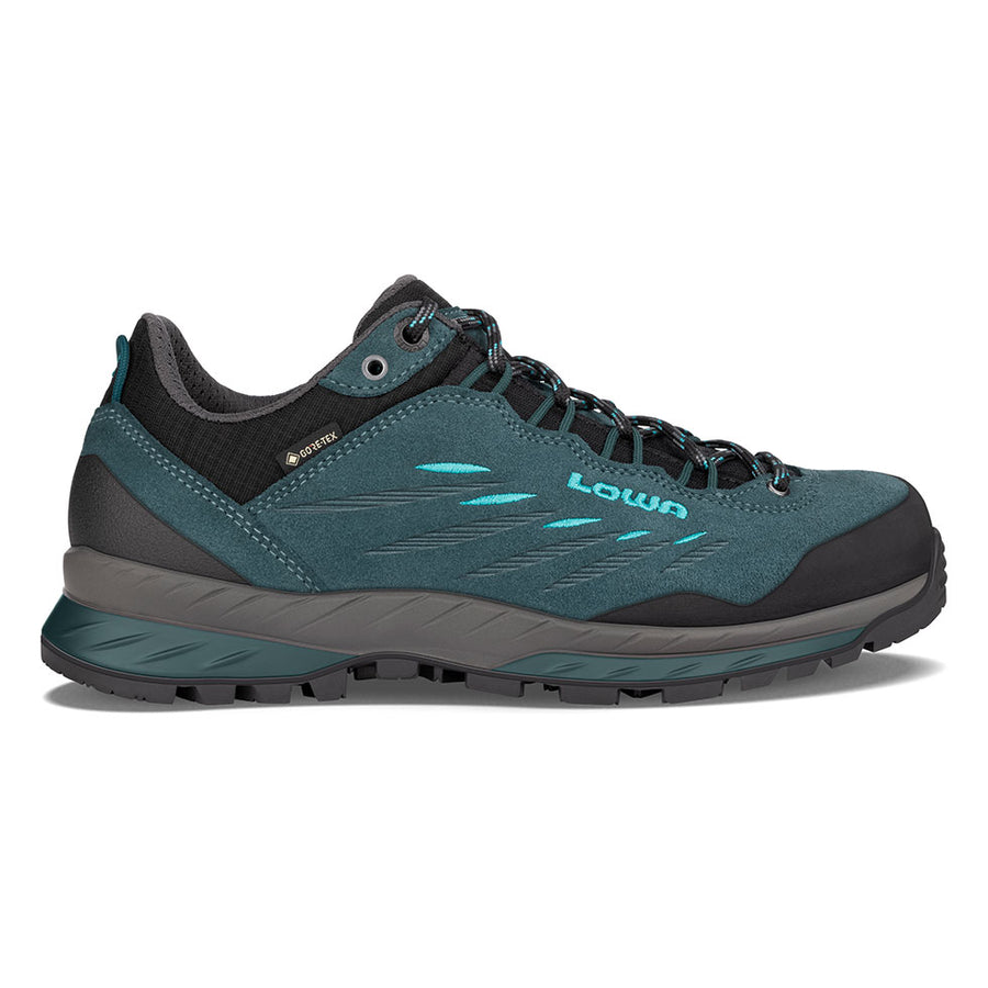 

Женские треккинговые ботинки LOWA DELAGO GTX LO WS, цвет Petrol/Aquamarine