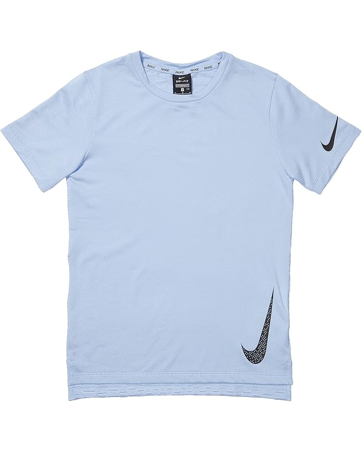 

Топ Nike Kids Instacool Short Sleeve Top, цвет Psychic Blue