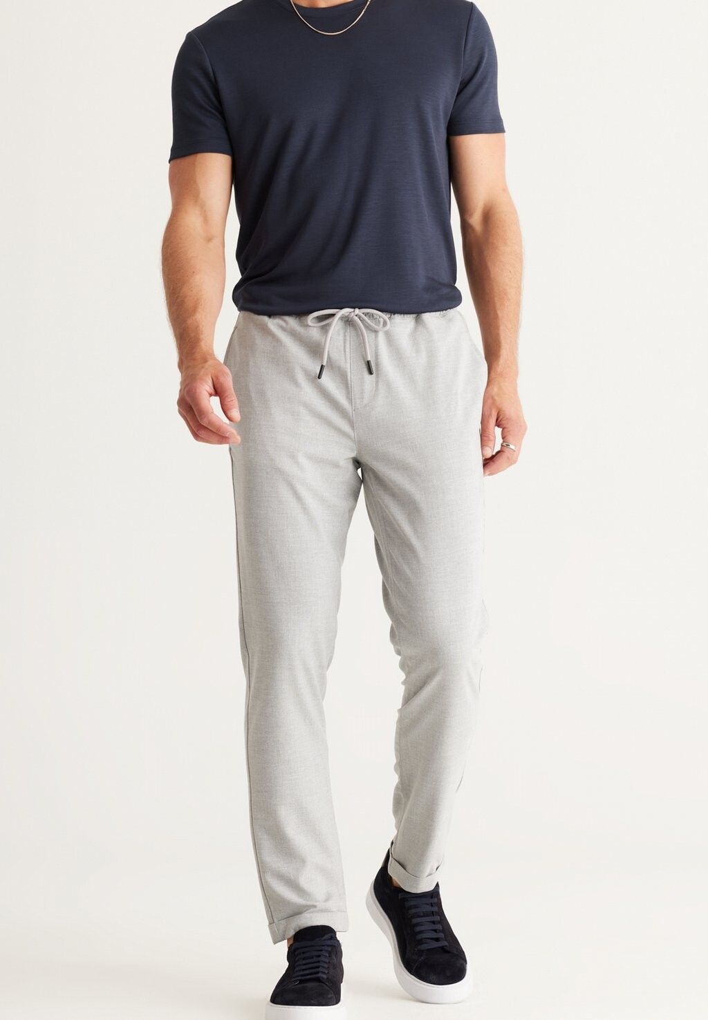 

Брюки CASUAL SIDE POCKET WAIST TIE AC&CO / ALTINYILDIZ CLASSICS, цвет Slim Fit Pants Casual Side Pocket Waist Tie