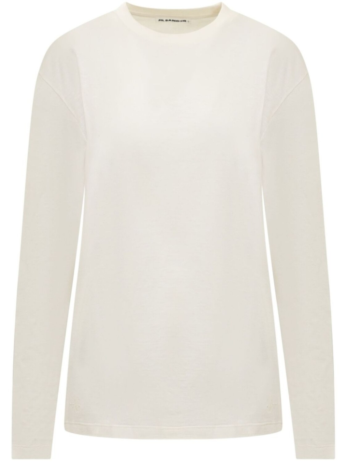 

Футболка с длинным рукавом Jil Sander, нейтральный цвет