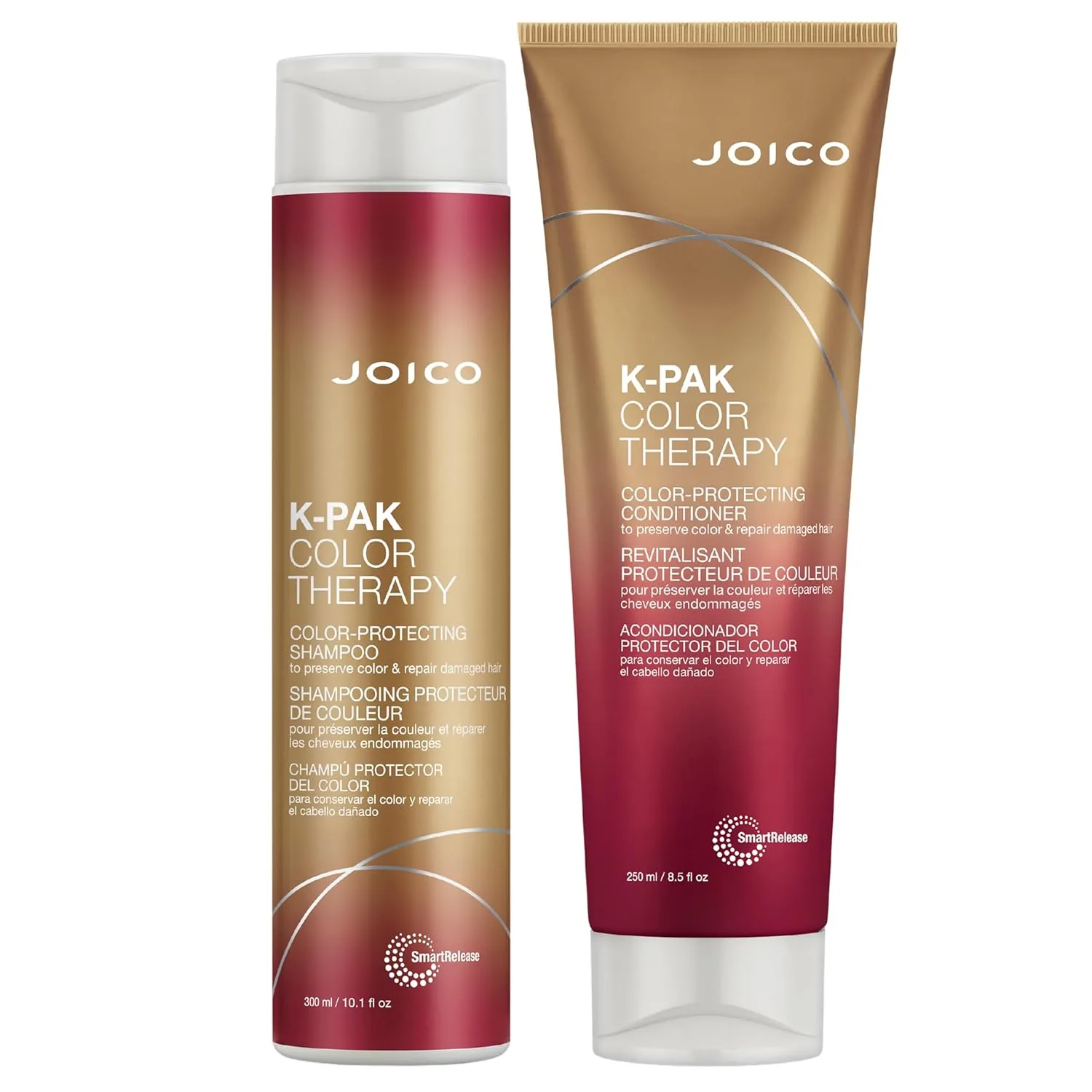 Joico K-PAK Color Therapy шампунь и кондиционер для защиты цвета, с кератином и аргановым маслом 275 мл (2 шт.)