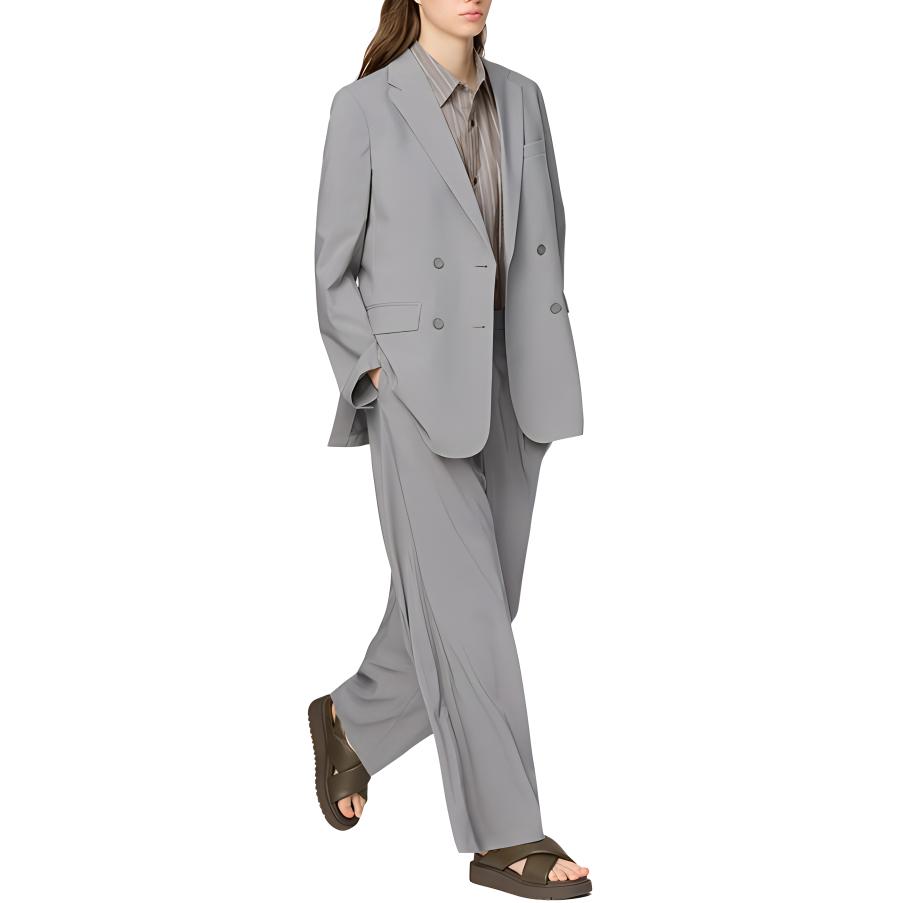 

Женские повседневные брюки UNIQLO, серый