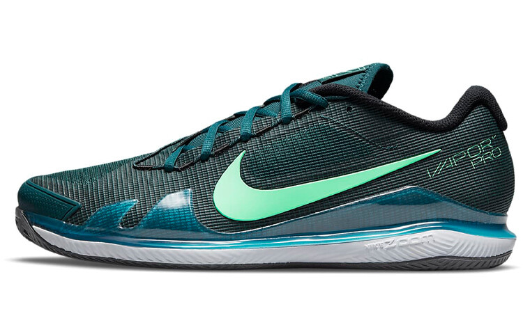 

Теннисные кроссовки Air Zoom Vapor Pro мужские с низким верхом, синие/зеленые Nike