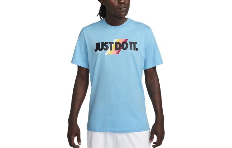 

Футболка мужская небесно-голубая Nike, голубой