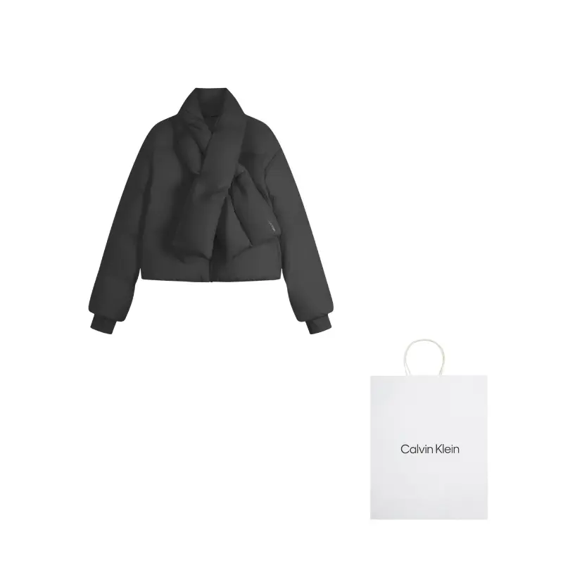 

Calvin Klein Женская пуховая куртка, UB1-Space Black