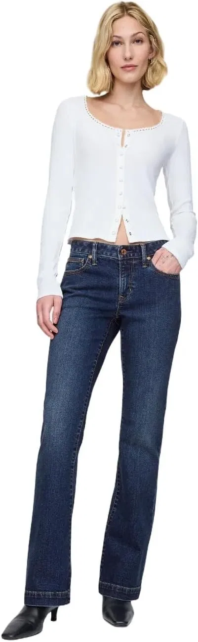 Джинсы Gap Women's Long and Lean Fit, индиго