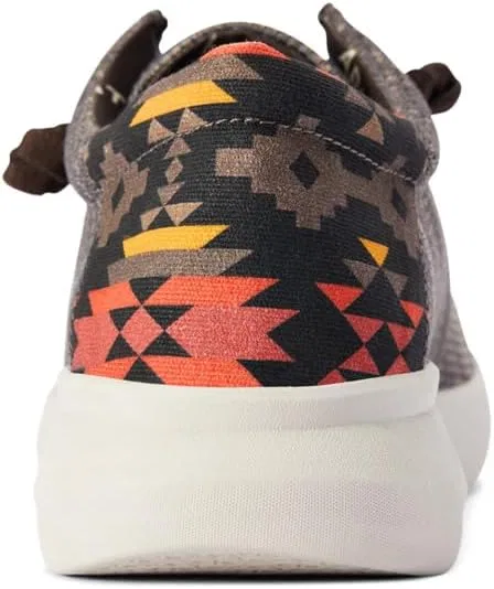 Кроссовки мужские ARIAT Hilo, Heathered Brown/Red Aztec Print — фото 4