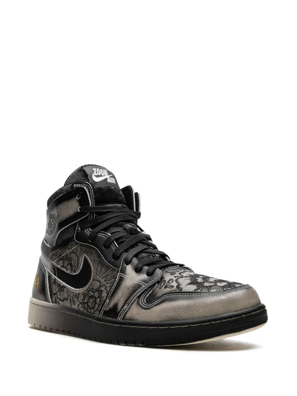 Jordan кроссовки Air Jordan 1 Zoom CMFT 2 Dia De Los Muertos, черный — фото 2