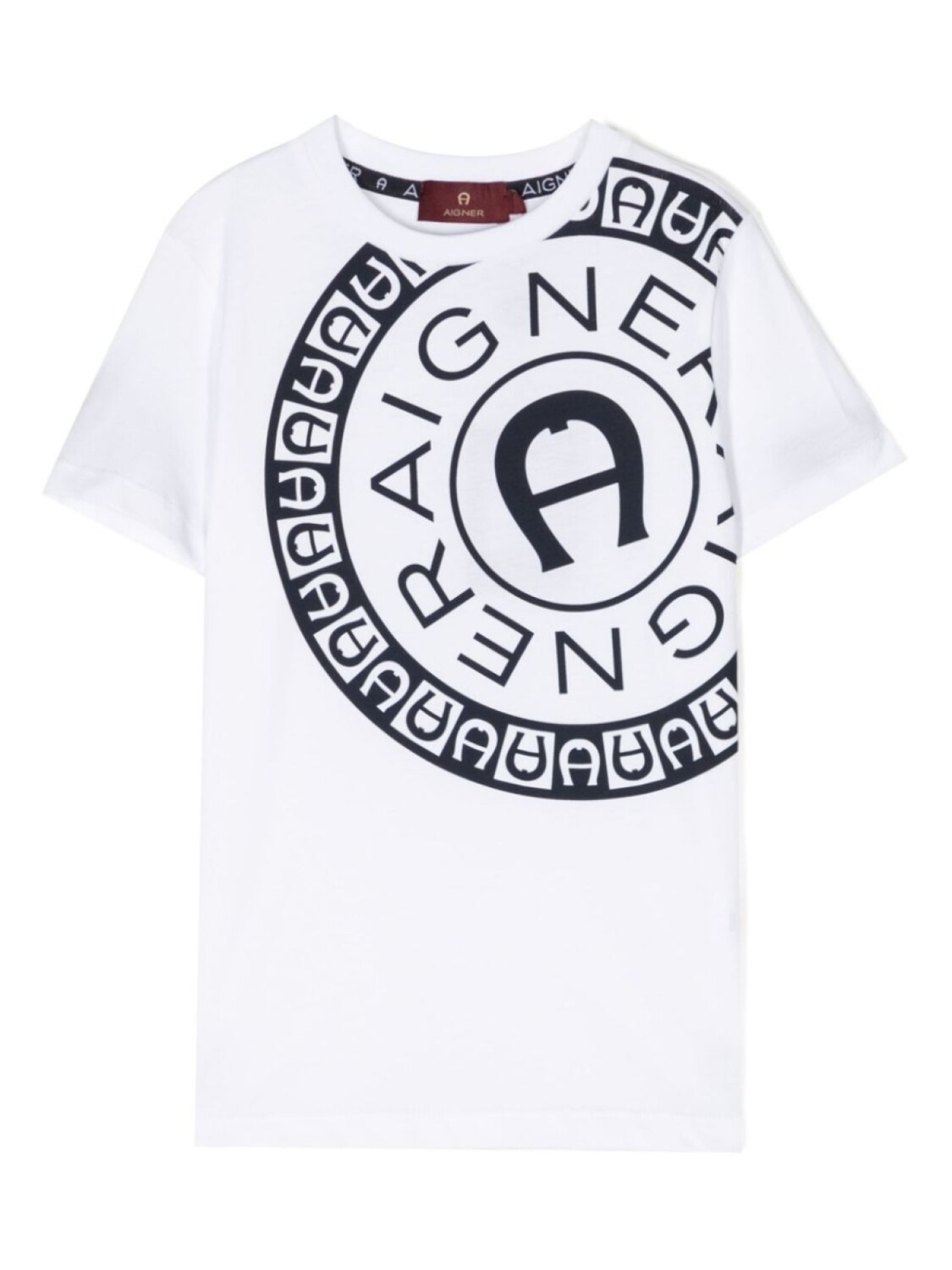 

Aigner Kids футболка с логотипом, белый