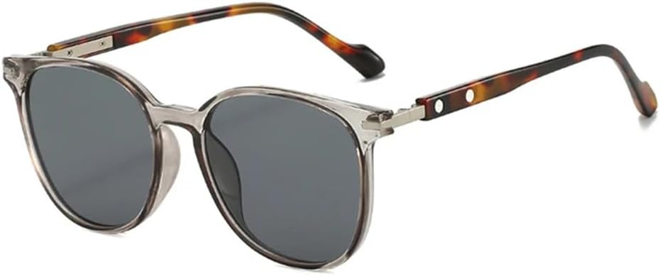 

Солнцезащитные очки UYPTK Oval Rivets для женщин с градиентными линзами, защита от ультрафиолета UV400, для бега на открытом воздухе, серый леопардовый серый YLTPHD, Grey Leopard Grey