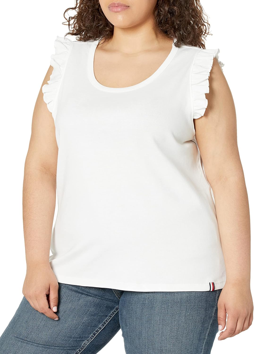 

Женский спортивный трикотажный топ Tommy Hilfiger, Bright White