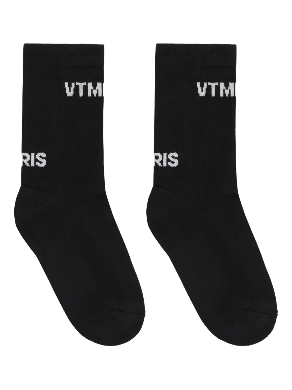 

Носки с логотипом VETEMENTS, черный