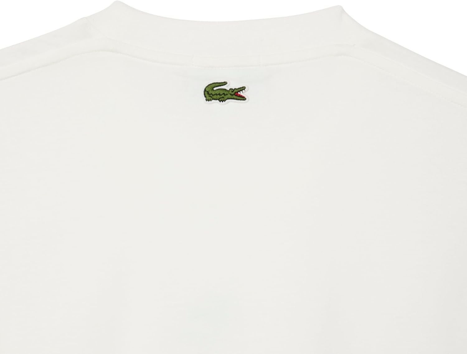 Футболка мужская Lacoste с логотипом, белый Rubber Print — фото 3