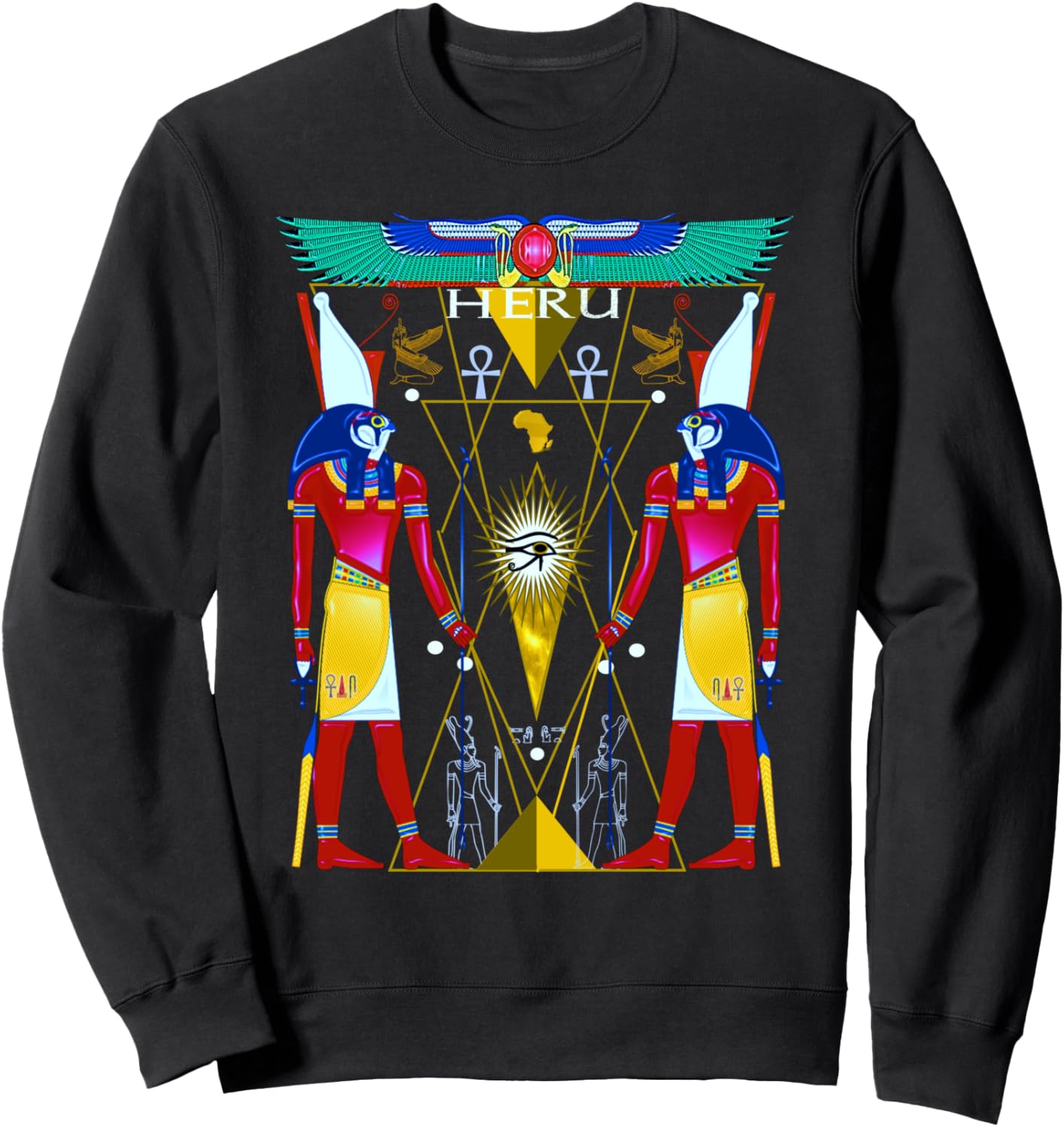 

Толстовка Psychedelic Heru, черная, Черный, Толстовка Psychedelic Heru, черная