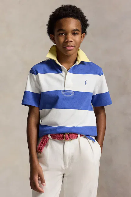 Поло хлопковое Polo Ralph Lauren, синий